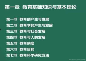 中学教育知识与能力视频,视频课程精华概述