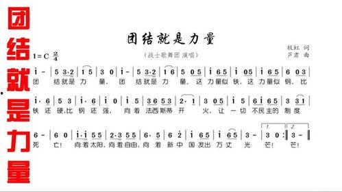 团结就是力量歌曲视频,共筑梦想的旋律之旅