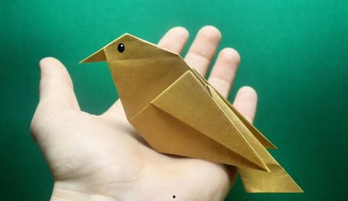怎么折小鸟视频,跟随视频教程，制作可爱小鸟折纸