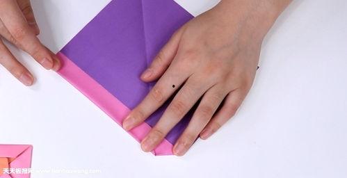 爱心的折法正方形视频